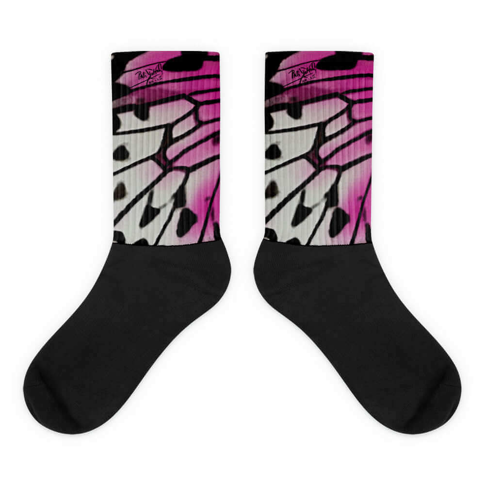calcetines papijohn sublimados alas de mariposa graffiti