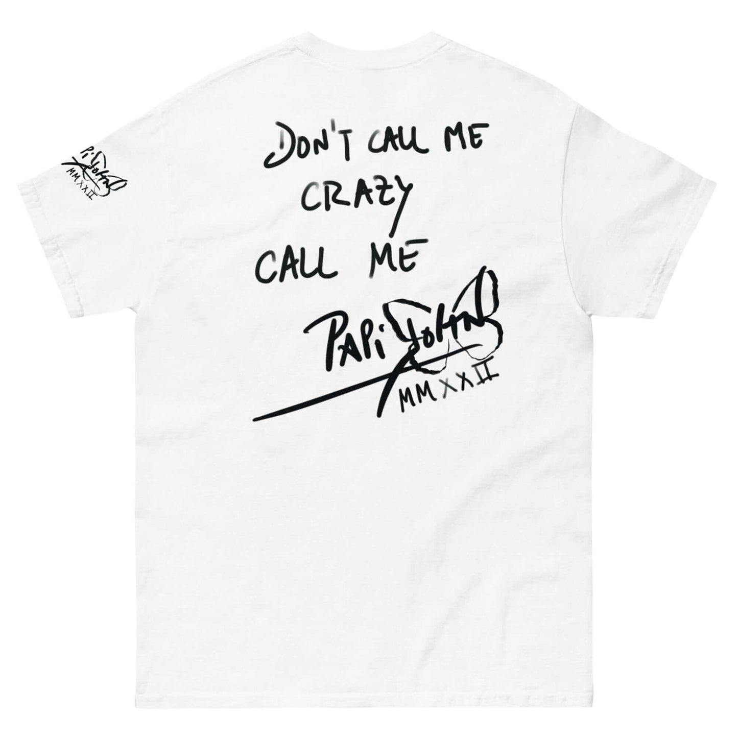 camiseta papijohn streetwear graffiti slogan