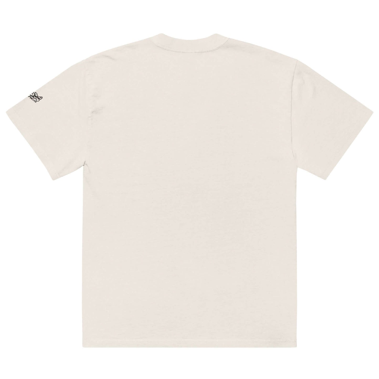 camiseta oversize hueso
