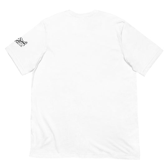 Back view of SALA 9 | Sentencias | Analog Awakening on White Canvas by PapiJohn®. Clean minimalist back view displaying the pure silhouette of the canvas. Rebel luxury and honest luxury fashion brand ideado en Cadifornia by $arah Free 💎 artist-driven.