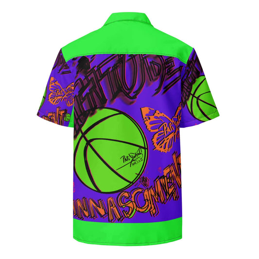 Camisa basket retro papijohn streetwear back