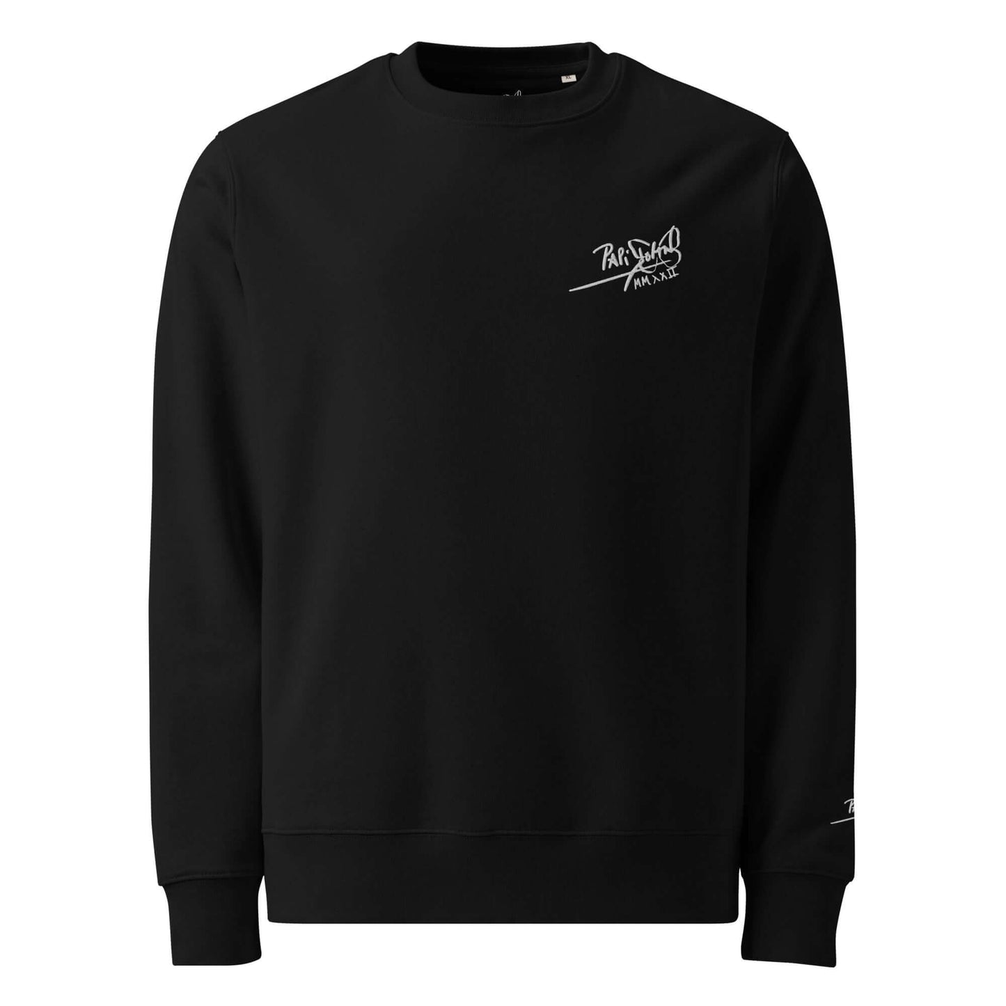 papijohn sweatshirt Embroidered signature papijohn Eco universe
