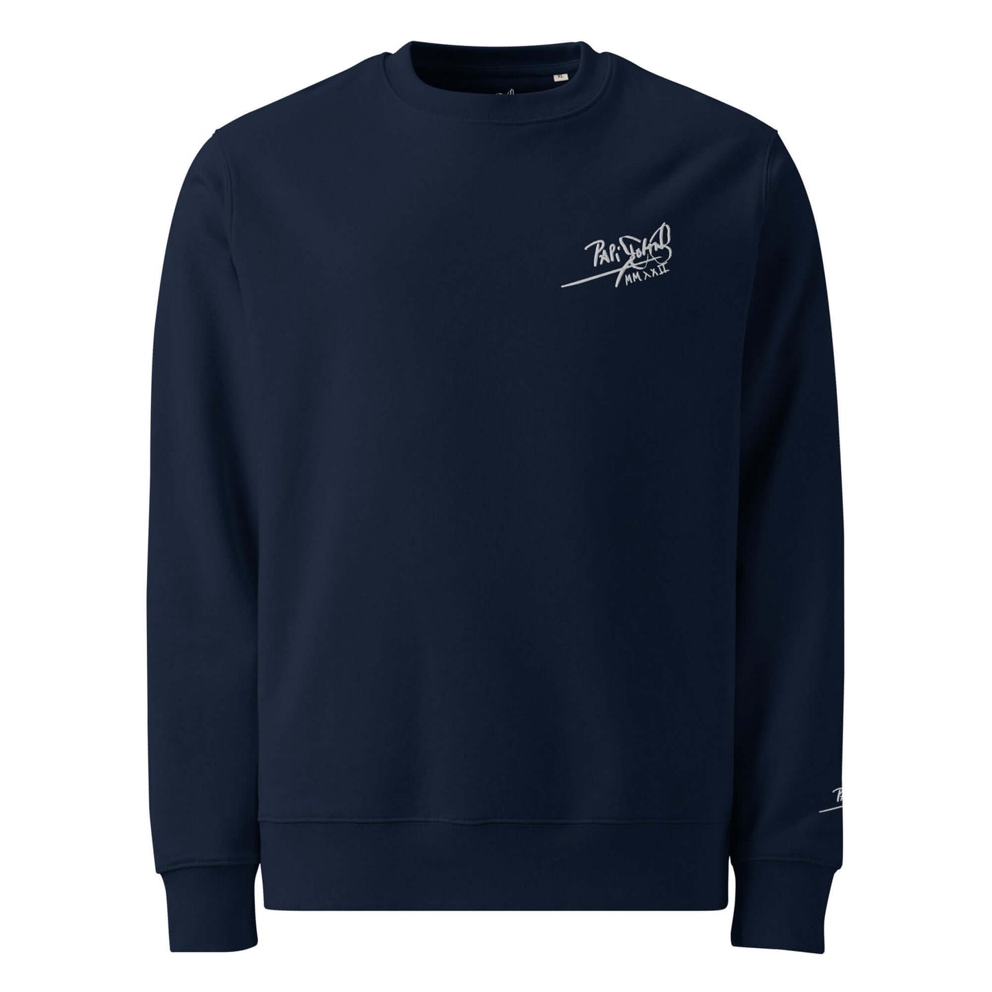 papijohn sweatshirt Embroidered signature papijohn Eco universe