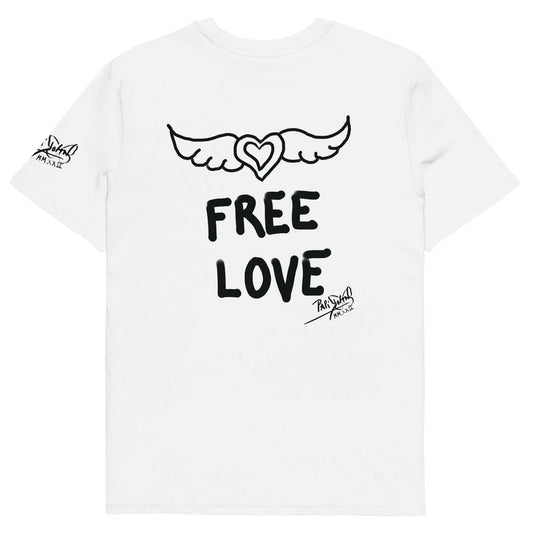 Camiseta Graff Free Love Universo PapiJohn® Eco