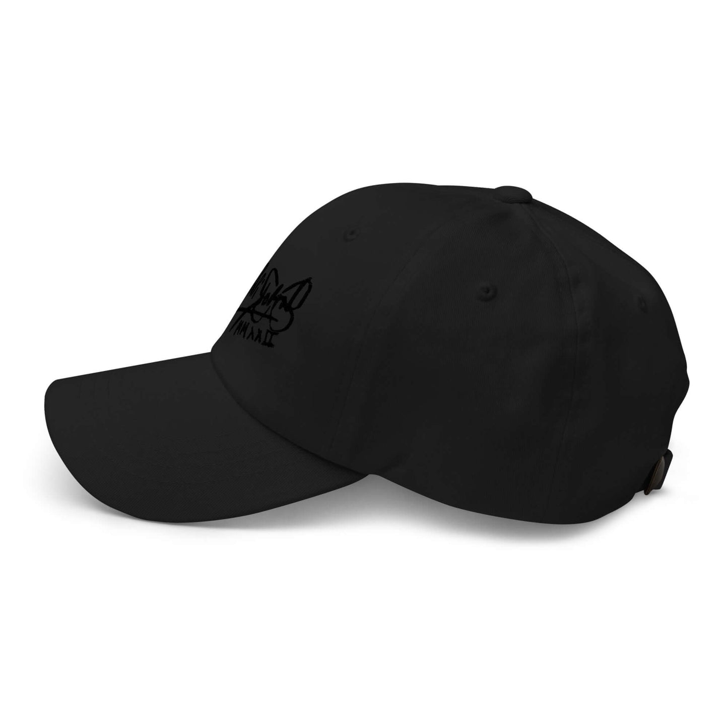 Gorra Firma papijohn Béisbol negra perfil izquierdo