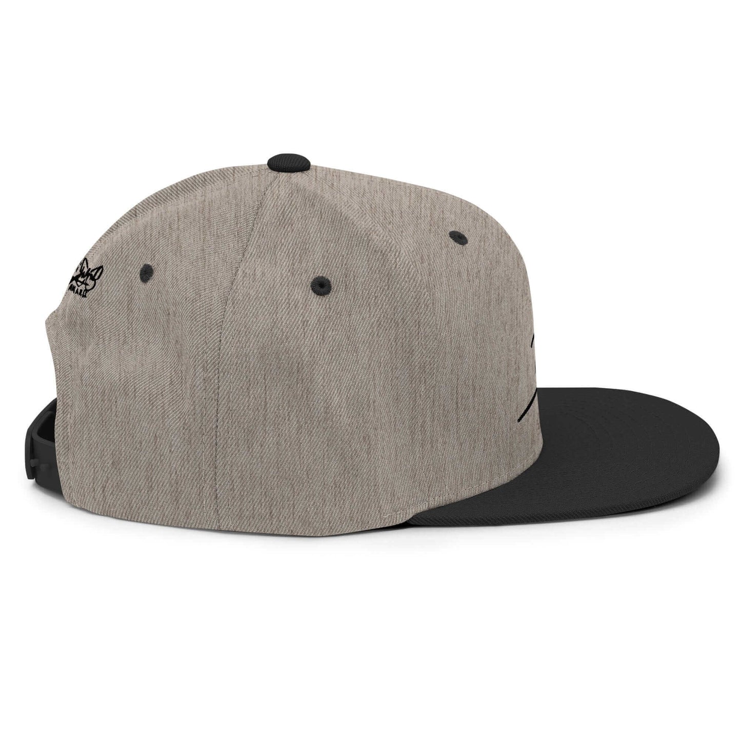 Gorra snapback jaspeado negro Firma Negra papijohn