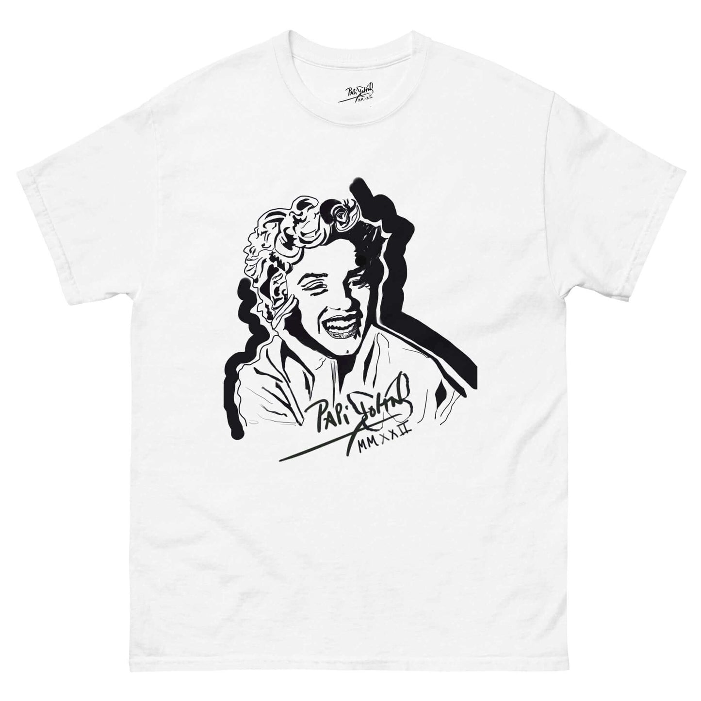camiseta papijohn graffiti de marylin