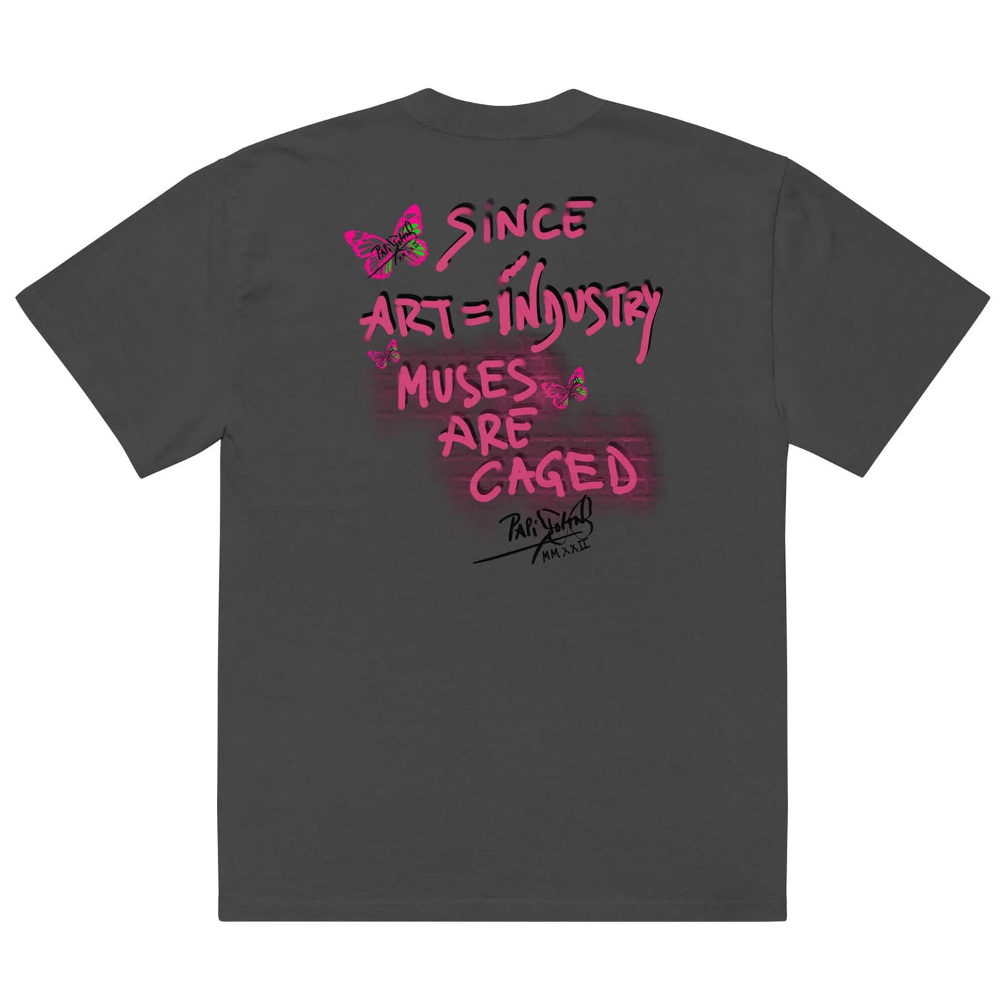 Camiseta oversize Papijohn® - Sarah Free Art Universo Papijohn® Streetwear Exclusivo