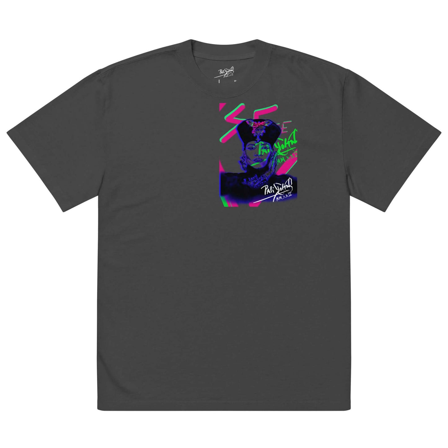 Camiseta oversize Papijohn® Queen Cadifornia Original Art by Sarah Free streetwear exclusivo