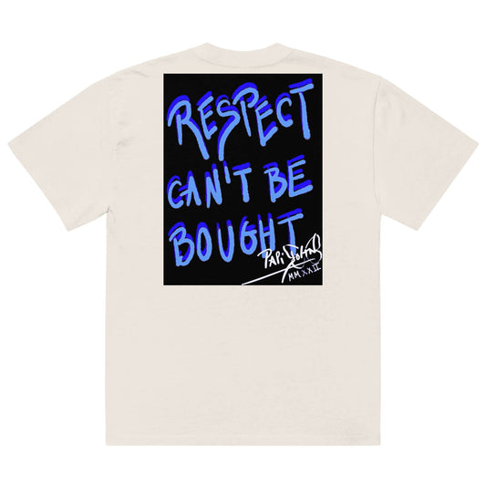 Camiseta oversize Respect Fondo Negro Universo Papijohn® streetwear exclusivo