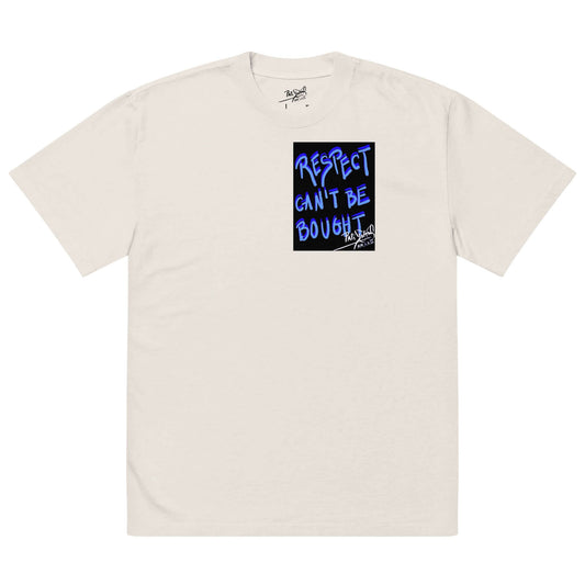 Camiseta oversize Respect Fondo Negro Universo Papijohn® Streetwear Exclusivo