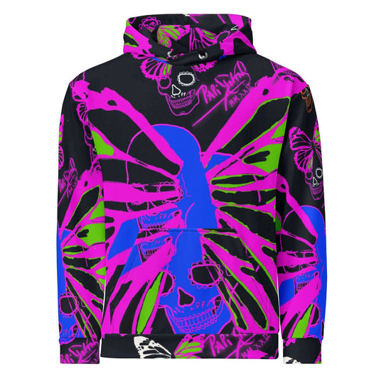 papijohn Graffiti neon skull sweatshirt Cadifornia