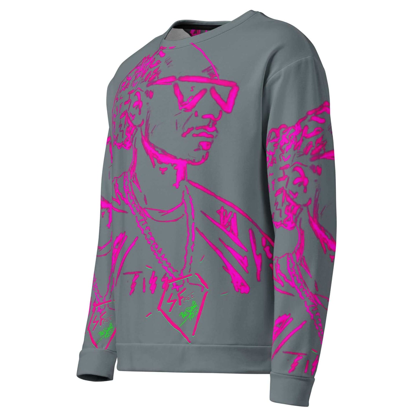 SS23 Limited neon sweatshirt Sarah Free Cadifornia