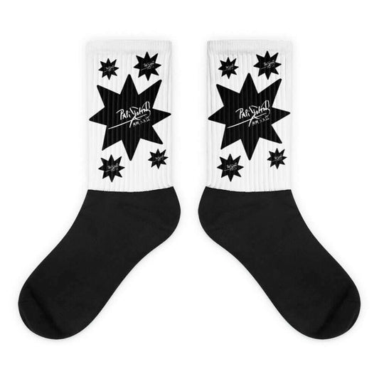 calcetines papijohn streetwear estrella tartesos B&W