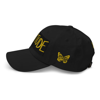 Gorra Béisbol papijohn Attitude Rinnascimiento negro oro