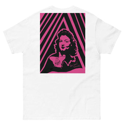 Camiseta papijohn streetwear Blanca Graffiti Ava Gardner 