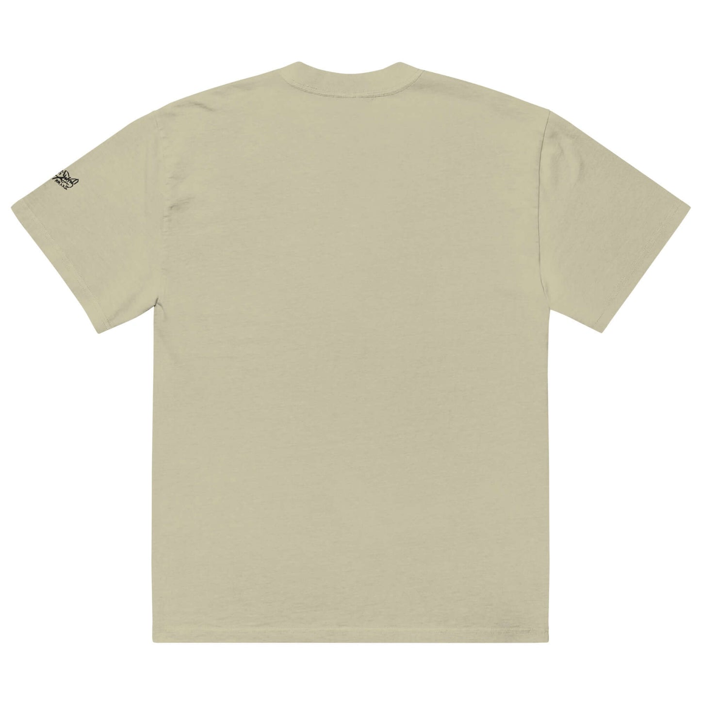 camiseta oversize eucalipto