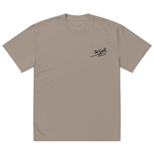 Oversized t-shirt Embroidered signature Papyjohn universe