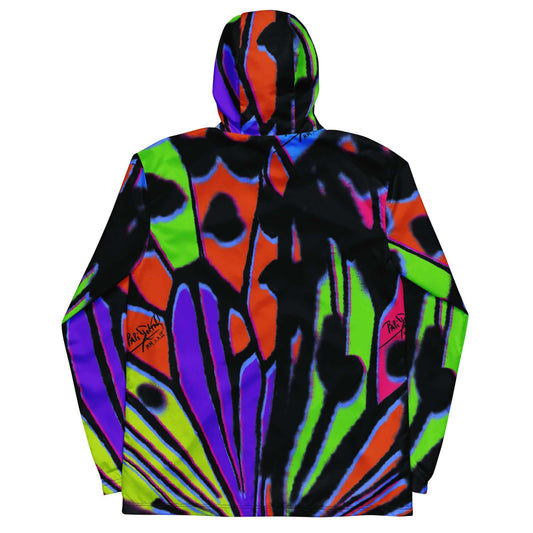 Back view showing the full structured silhouette and relaxed architectural drape of the SALA 3 | Attitude Alas Retro Rinascimento Canvas by PapiJohn®. Gallery archive piece, honest luxury streetwear, and wearable art curated in Cadifornia by $arah Free 💎.