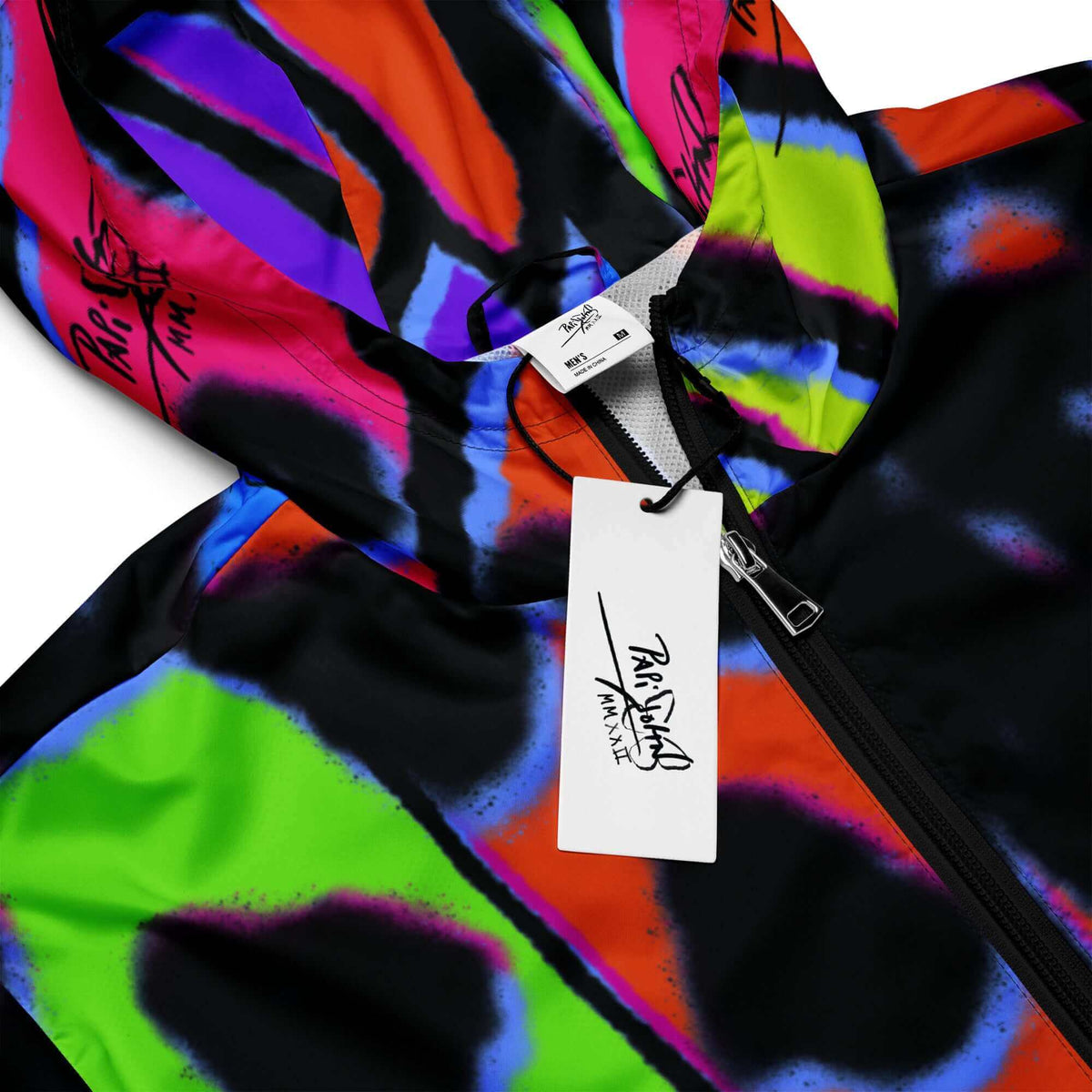 Close-up detail view highlighting the classic aerosol spray paint textures, retro graffiti linework, and custom brand hardware on the SALA 3 | Attitude Alas Retro Rinascimento Canvas by $arah Free 💎. Honest luxury streetwear curated in Cadifornia.