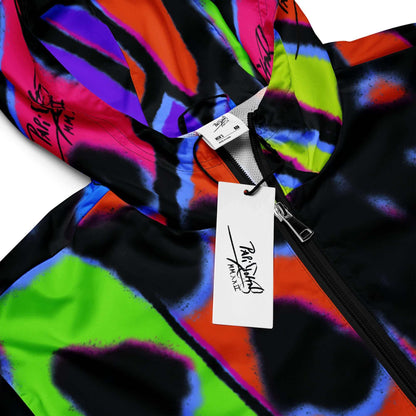 Close-up detail view highlighting the classic aerosol spray paint textures, retro graffiti linework, and custom brand hardware on the SALA 3 | Attitude Alas Retro Rinascimento Canvas by $arah Free 💎. Honest luxury streetwear curated in Cadifornia.