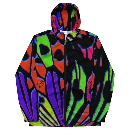 Front view of the SALA 3 | Attitude Alas Retro Rinascimento Canvas by PapiJohn®. Featuring old-school analog street art monarch butterfly artwork with classic aerosol spray textures on structured black canvas by $arah Free 💎. High-end retro luxury streetwear curated in Cadifornia.
