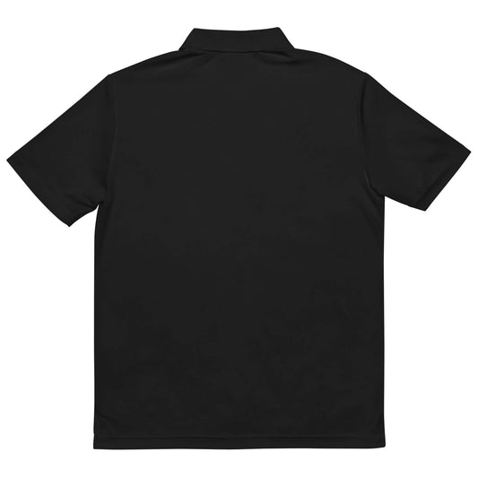 PapiJohn® 🏛️ Sala 9 | The Adidas Eco-Tech | Performance Canvas — Back view showing the athletic silhouette, clean technical drape, and moisture-wicking structure of the Black Performance Top by $arah Free 💎. Gallery archive piece, honest luxury activewear, and wearable art curated in Cadifornia.