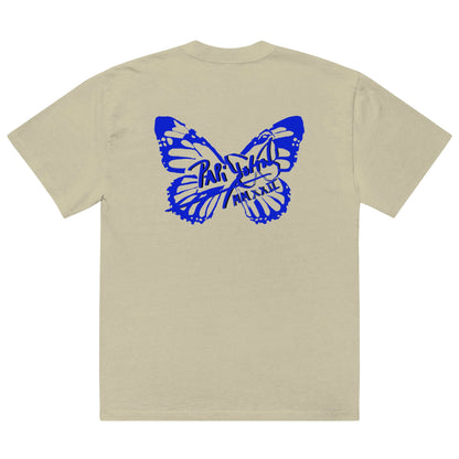 Camiseta oversize Papijohn® Attitude Rinnascimiento blue