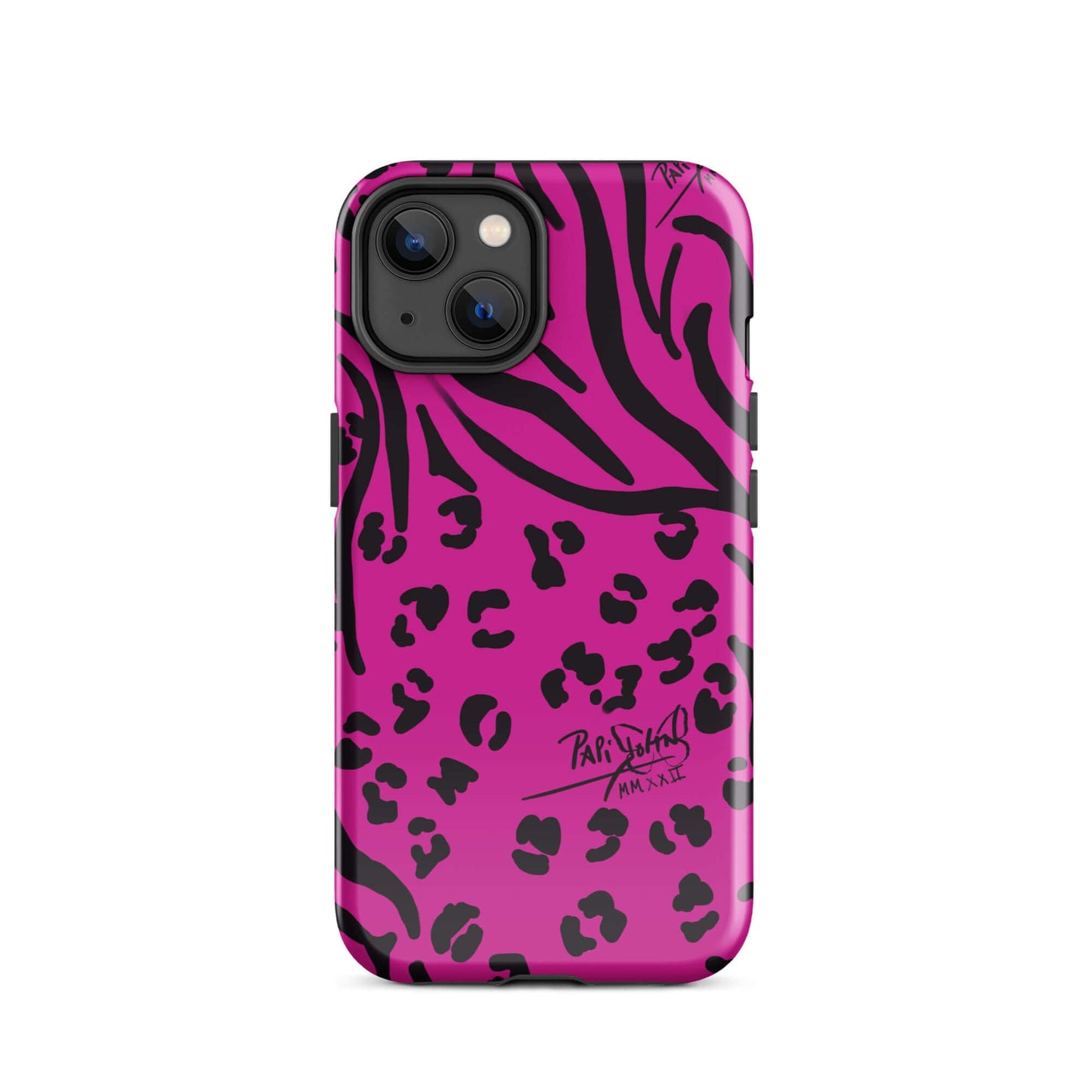 Funda dura para iPhone Animal Pink papijohn accesorios