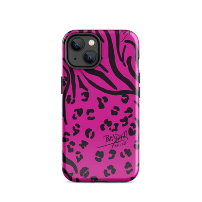 iPhone Hard Case Animal Pink papijohn accessories