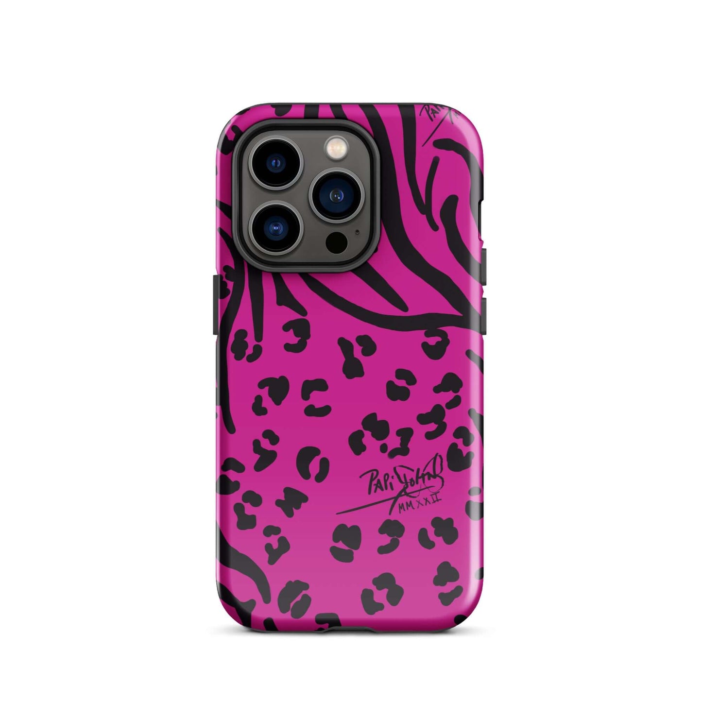 Funda dura para iPhone Animal Pink papijohn accesorios