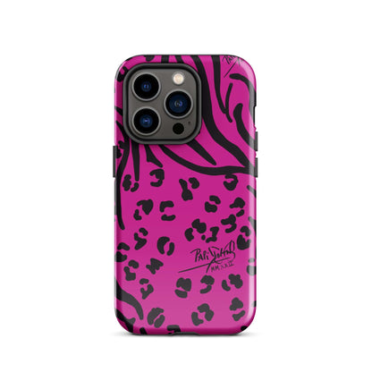 iPhone Hard Case Animal Pink papijohn accessories