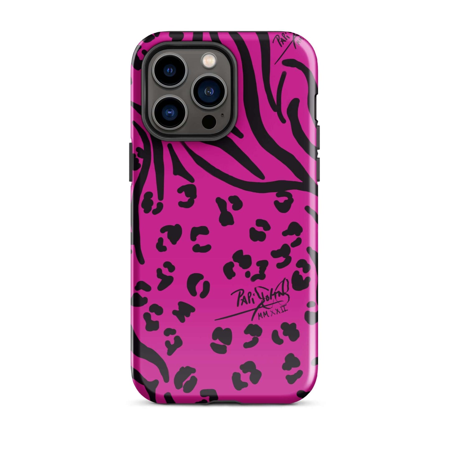 Funda dura para iPhone Animal Pink papijohn accesorios