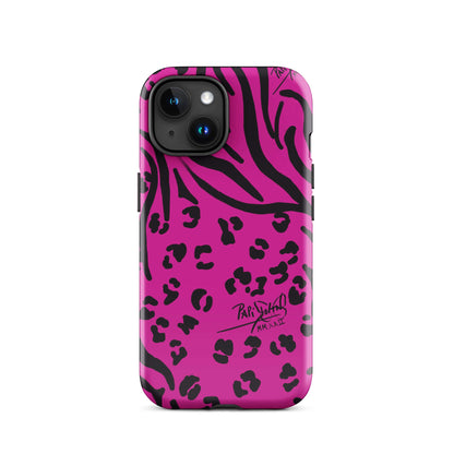 Funda dura para iPhone Animal Pink papijohn accesorios