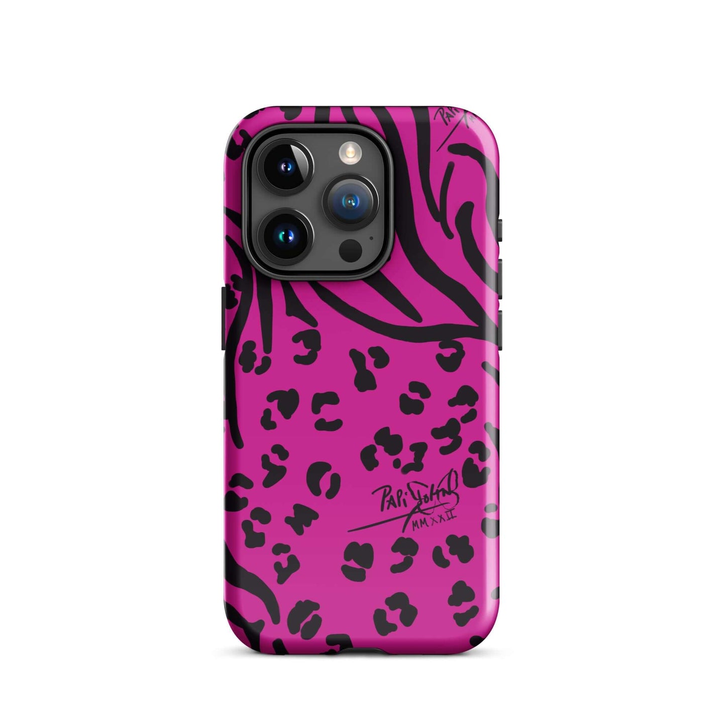 Funda dura para iPhone Animal Pink papijohn accesorios