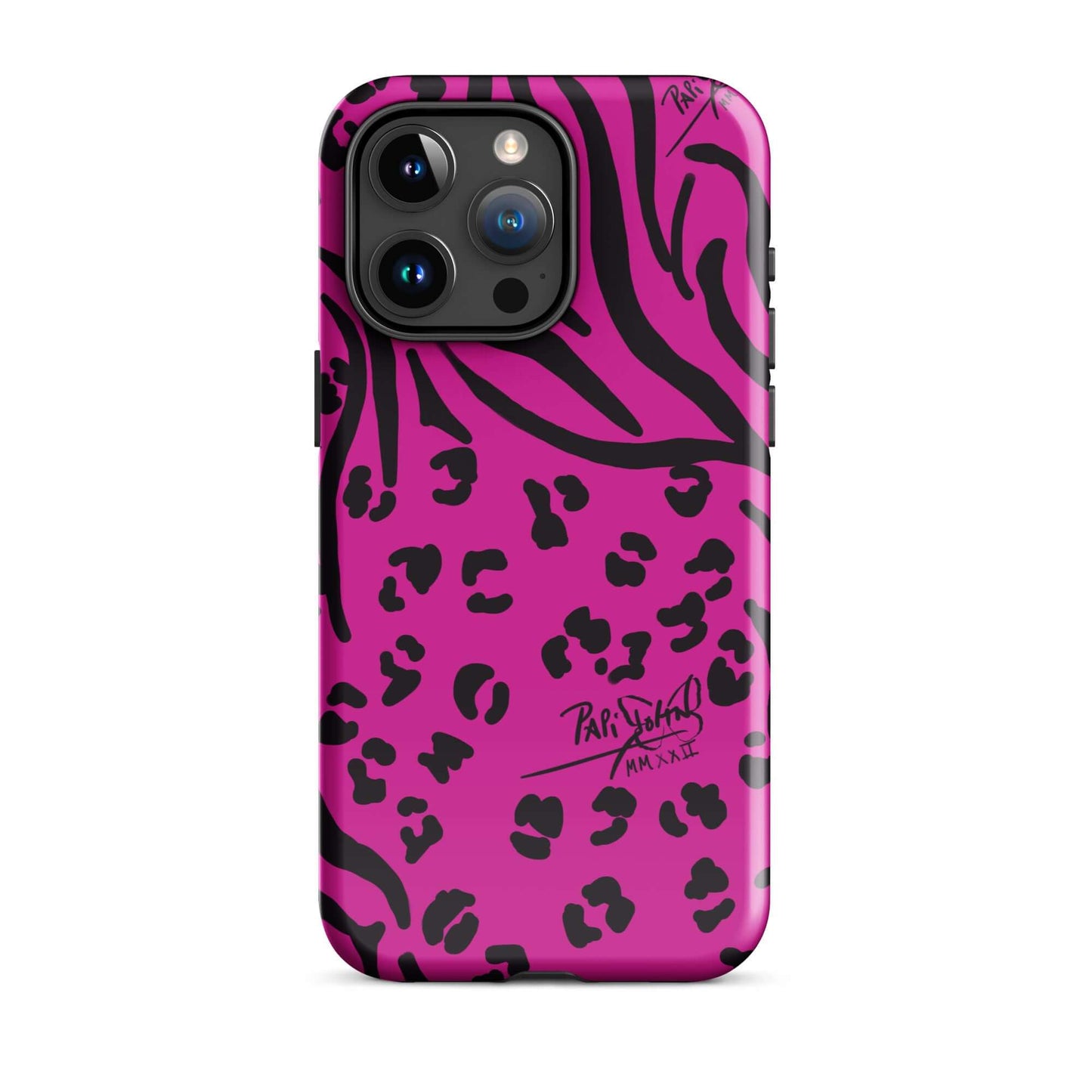 Funda dura para iPhone Animal Pink papijohn accesorios