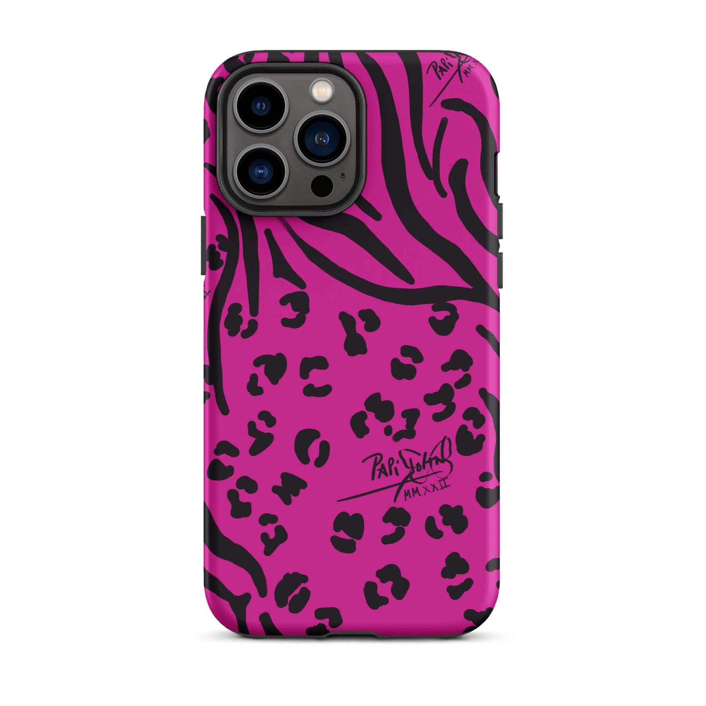 Funda dura para iPhone Animal Pink papijohn accesorios