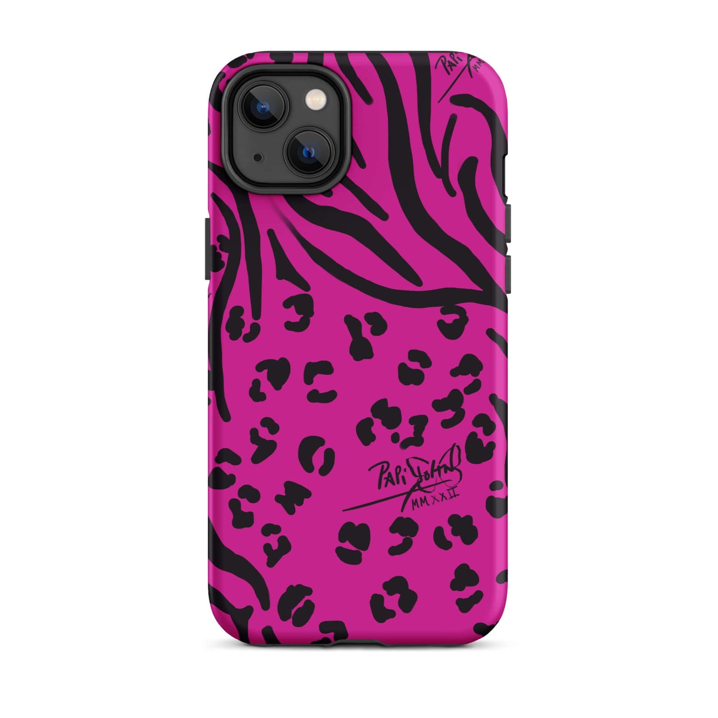 Funda dura para iPhone Animal Pink papijohn accesorios