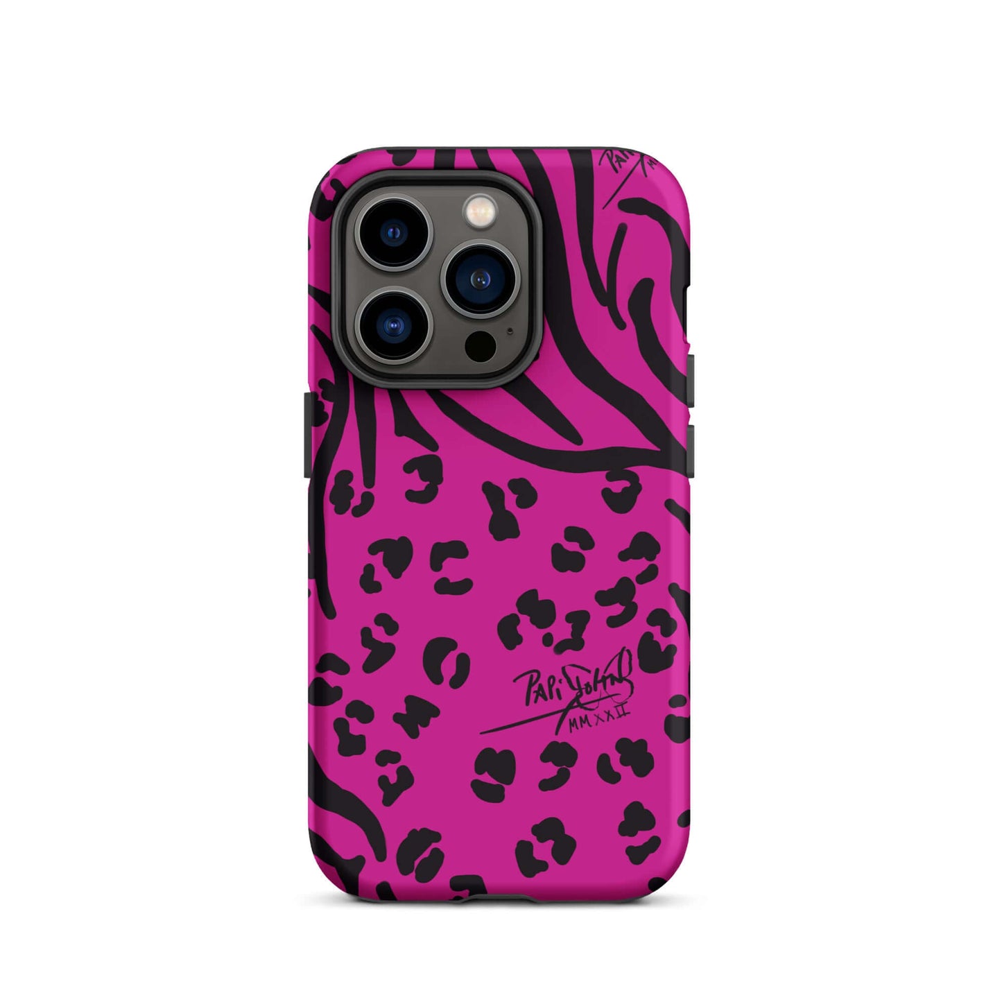 Funda dura para iPhone Animal Pink papijohn accesorios