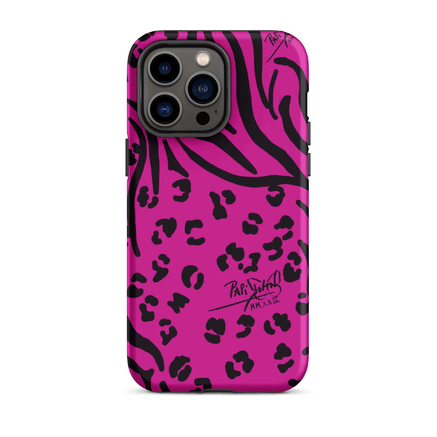 Funda dura para iPhone Animal Pink papijohn accesorios