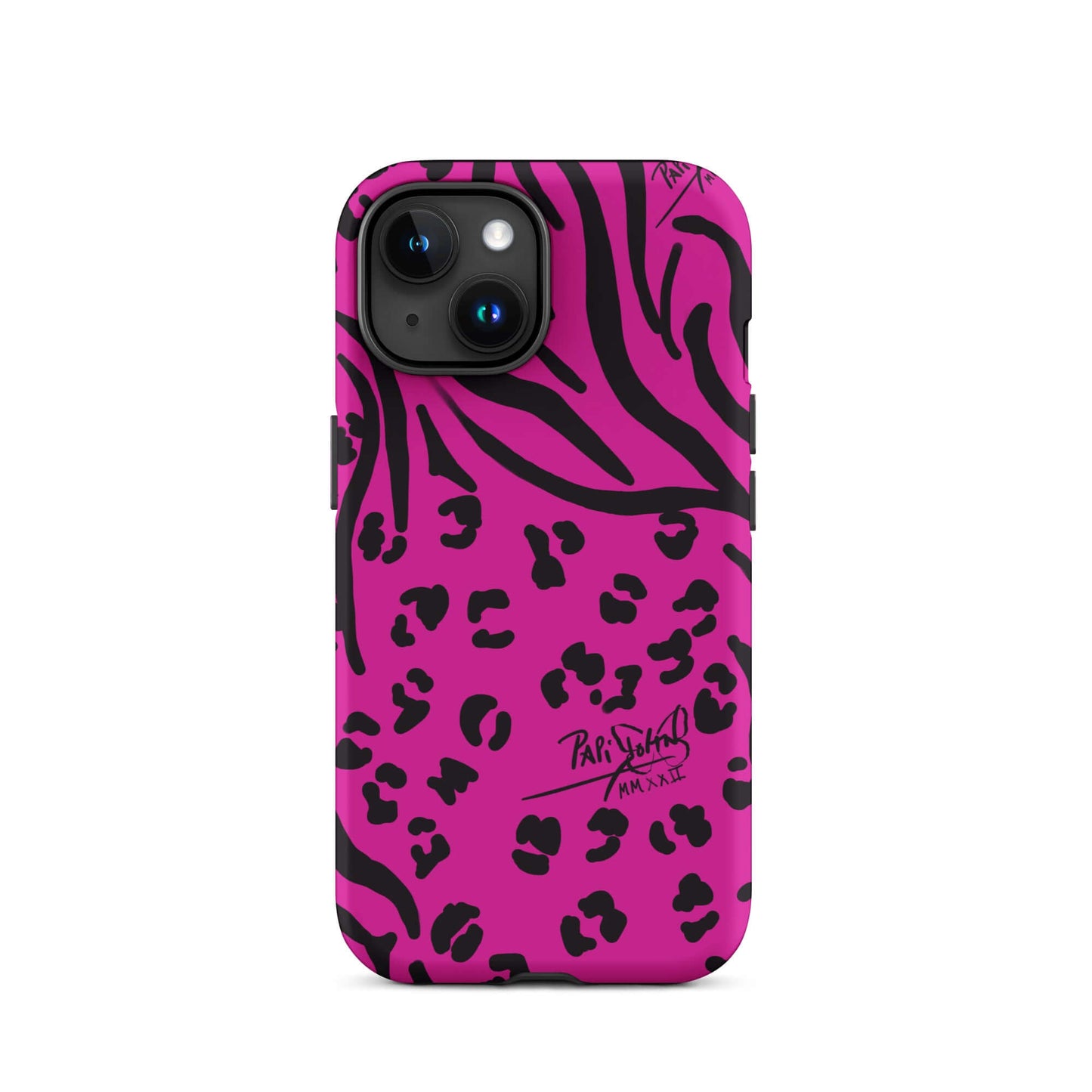 Funda dura para iPhone Animal Pink papijohn accesorios