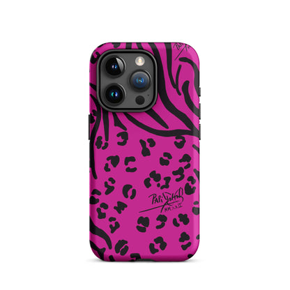 Funda dura para iPhone Animal Pink papijohn accesorios