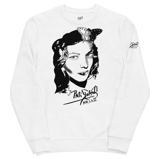 Sudadera papijohn Limited Hollywood Diva graffiti blanca