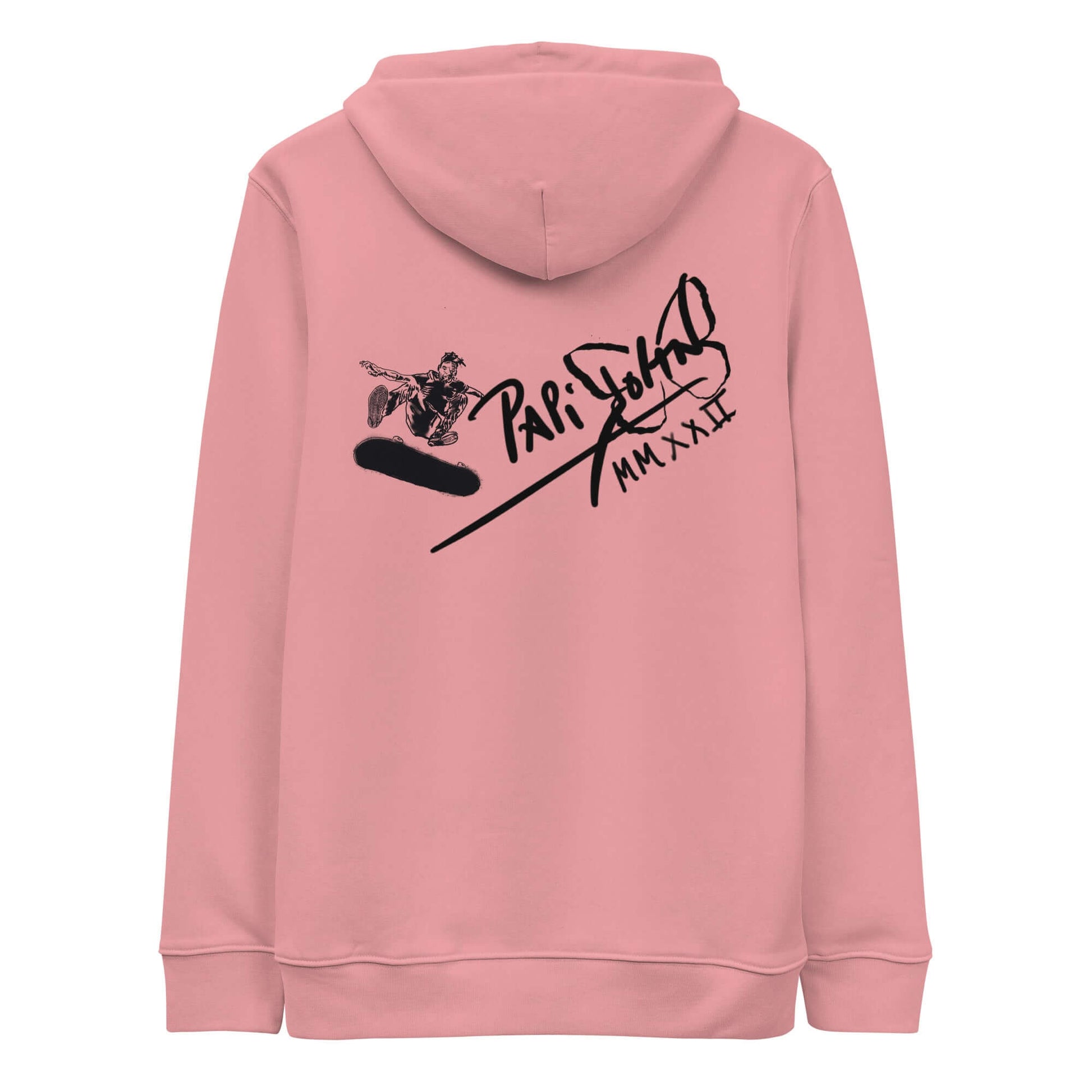 hoodie skate firma papijohn streetwear rosa