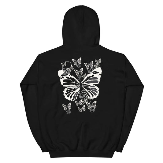 hoodie papijohn streetwear graffiti mariposa negra