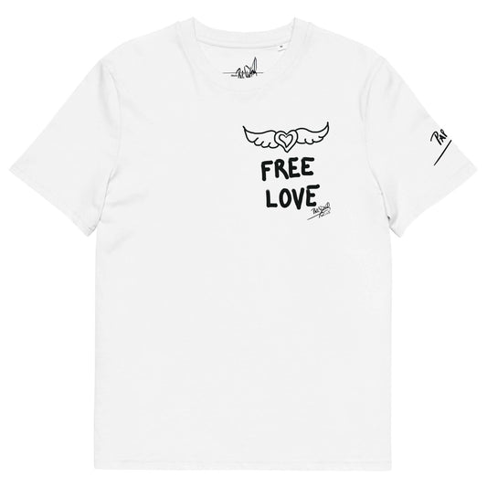 Camiseta Graff Free Love Universo PapiJohn