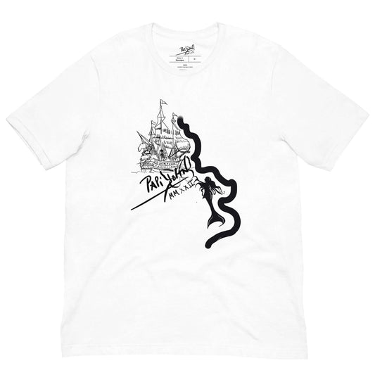 Camiseta papijohn graffiti sirena