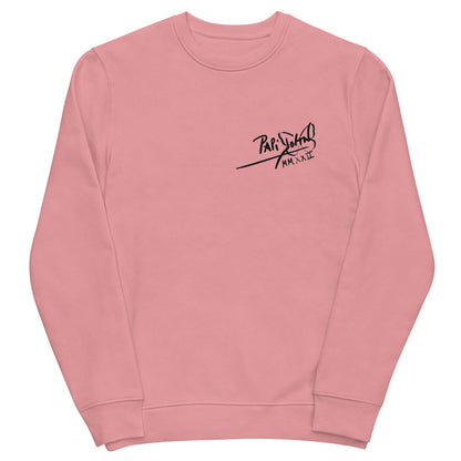 Sudadera firma papijohn Eco rosa