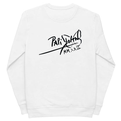 Sudadera firma PapiJohn blanca