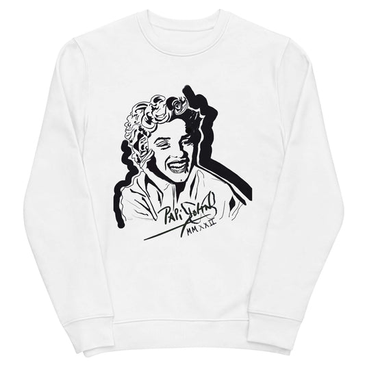 Sudadera papijohn Graffiti Marilyn blanca